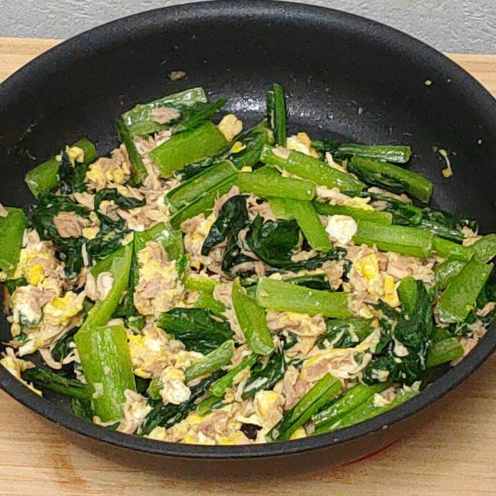 小松菜とツナと鶏ささみの卵とじ レシピ 作り方 By Room Peach52 楽天レシピ 小松菜とツナと鶏ささみの卵とじ レシピ 作り方 By Room Peach52 楽天レシピ
